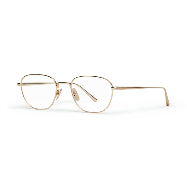 Titan Polygon Optical / Gold Titanium & Clear Lens - Shade Files
